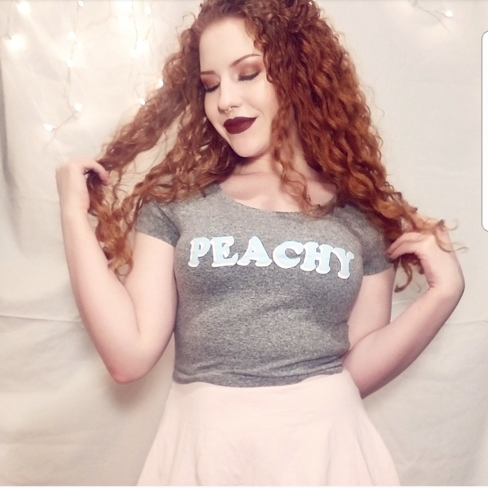 Soft & Flirty PEACHY Crop Top